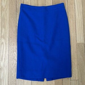Wool pencil skirt